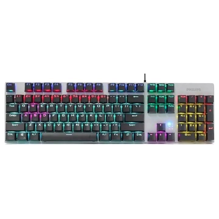 کیبورد مخصوص بازی فیلیپس مدل SPK8404 Philips SPK8404 Gaming Keyboard